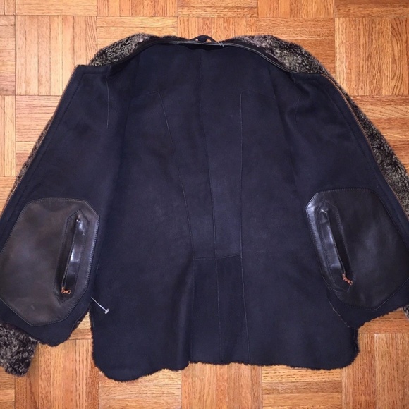 SOLD =)  Rag and Bone shearling leather reversible Jacket - Picture 4 of 6